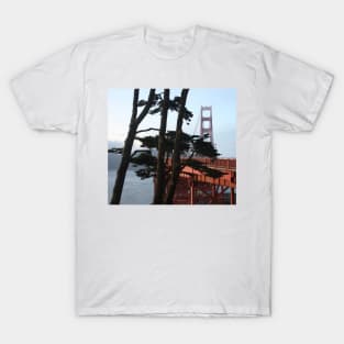 Golden Gate Bridge from the Oceanside Walk. 2011 T-Shirt